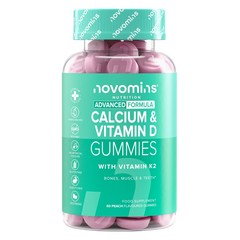 Gominolas de calcio, vitamina D y K2