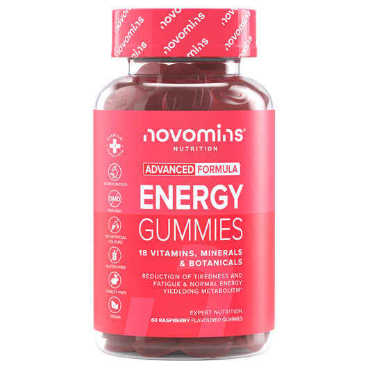 novomins energy supplement alternative to energy bars, coffeine tablets, energy gels, or energy drink